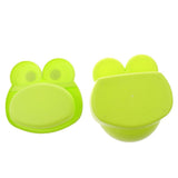 Max Snack Bowl with Shell Holder Phone Holder for Fruit Dried Fruit Salad Green