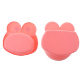 Max Snack Bowl with Shell Holder Phone Holder for Fruit Dried Fruit Salad Pink