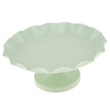 Maxbell Wave Edge Cake Tray Macaroon Cupcake Stand Plate Metal Cake Tools Green M - Aladdin Shoppers