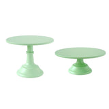Maxbell Metal Round Display Cake Stand Food Platter Serving Rack Holder Green 10inch - Aladdin Shoppers