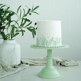 Maxbell Metal Round Display Cake Stand Food Platter Serving Rack Holder Green 10inch - Aladdin Shoppers