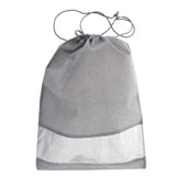 Maxbell Drawstring Storage Bag Toy Shoes Laundry Bag Light Grey 5pcs M 5pcs L