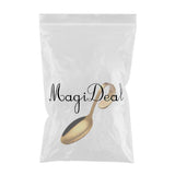 Maxbell Stainless Steel Soup Spoon Curved Handle for Porridge Dinner Cake Golden - Aladdin Shoppers
