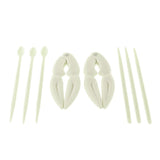 Max Plastic Seafood Tools Set Lobster Crab Openers Picks Spoons Set Green