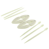 Max Plastic Seafood Tools Set Lobster Crab Openers Picks Spoons Set Green