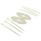 Max Plastic Seafood Tools Set Lobster Crab Openers Picks Spoons Set Green