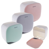 Max Wall Mounted Plastic Cup Toilet Tissue Paper Roll Holder Phone Shelf Gray