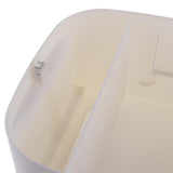 Max Wall Mounted Plastic Cup Toilet Tissue Paper Roll Holder Phone Shelf Gray