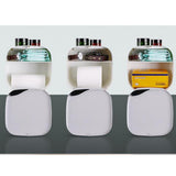 Max Wall Mounted Plastic Cup Toilet Tissue Paper Roll Holder Phone Shelf Gray