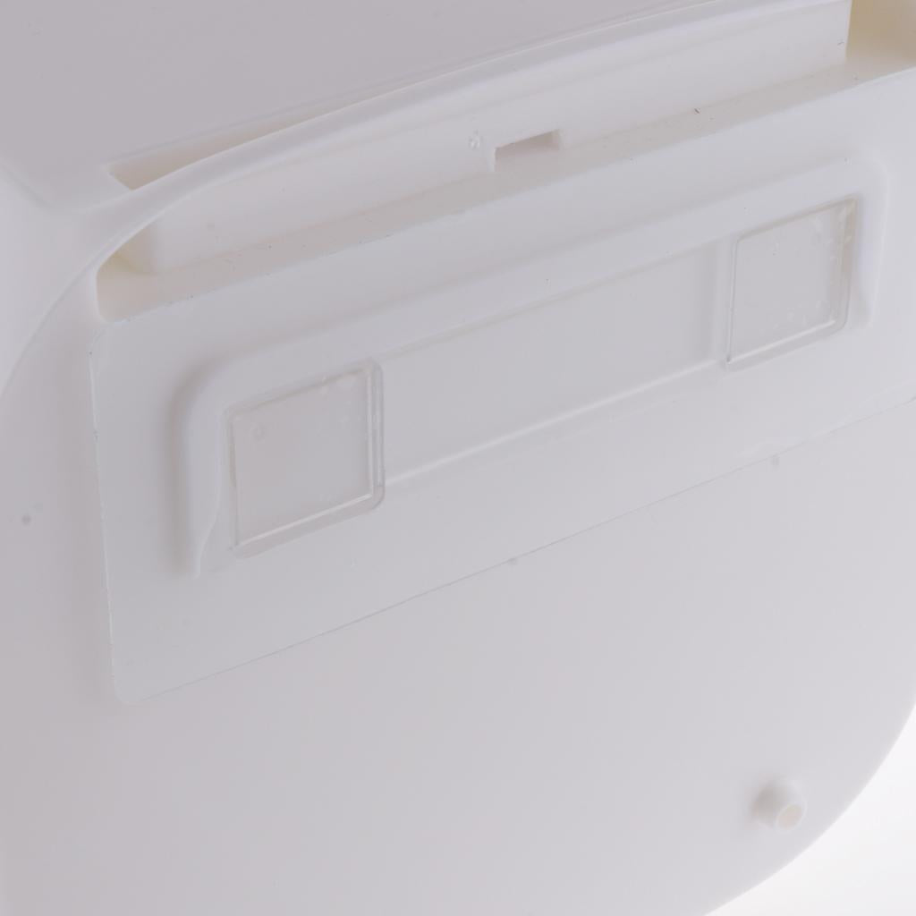 Max Wall Mounted Plastic Cup Toilet Tissue Paper Roll Holder Phone Shelf Gray