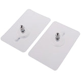 Max 2x Traceless Wall Adhesive Hook Sticky Clothes Hanger Bathroom Kitchen 12 mm