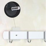 Max 2x Traceless Wall Adhesive Hook Sticky Clothes Hanger Bathroom Kitchen 12 mm