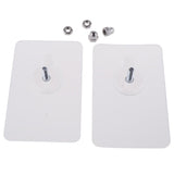 Max 2x Traceless Wall Adhesive Hook Sticky Clothes Hanger Bathroom Kitchen 12 mm