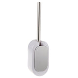 Maxbell Stainless Steel Handle Toilet Brush Cleaning Brush and Holder Set White - Aladdin Shoppers