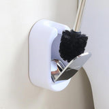 Maxbell Stainless Steel Handle Toilet Brush Cleaning Brush and Holder Set White - Aladdin Shoppers