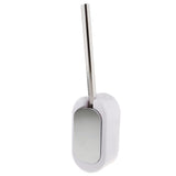 Maxbell Stainless Steel Handle Toilet Brush Cleaning Brush and Holder Set White - Aladdin Shoppers