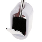 Maxbell Stainless Steel Handle Toilet Brush Cleaning Brush and Holder Set White - Aladdin Shoppers