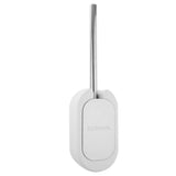 Maxbell Stainless Steel Handle Toilet Brush Cleaning Brush and Holder Set White - Aladdin Shoppers