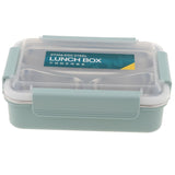 Maxbell Stainless Steel Lunch Box Dinnerware Kids Food Container Blue S three case