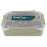 Maxbell Stainless Steel Lunch Box Dinnerware Kids Food Container Green S three case