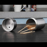 Maxbell Stainless Steel Toothpick Holder Toothpick Dispenser Table Decor Polished - Aladdin Shoppers