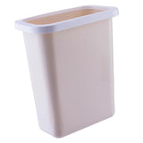 Max Kitchen Hanging Trash Cans Cabinet Hanging Plastic Waste Bins Bathroom Beige