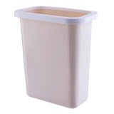 Max Kitchen Hanging Trash Cans Cabinet Hanging Plastic Waste Bins Bathroom Beige