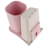 Max Toothbrush Holder Bathroom Toothpaste Caddy Stand Electric Comb Razor Pink