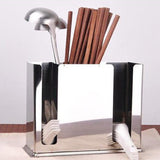 Max Stainless Steel Utensil Holder Cutlery Container Organizer 3 Grids