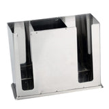 Max Stainless Steel Utensil Holder Cutlery Container Organizer 3 Grids