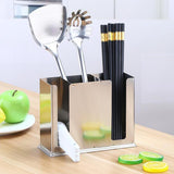 Max Stainless Steel Utensil Holder Cutlery Container Organizer 3 Grids