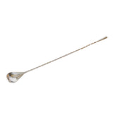 Max Long Handle Spoon Stainless Steel Mixing Ice Milkshake Spoon  silvery
