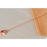 Max Long Handle Spoon Stainless Steel Mixing Ice Milkshake Spoon  Rose Gold
