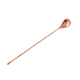 Max Long Handle Spoon Stainless Steel Mixing Ice Milkshake Spoon  Rose Gold