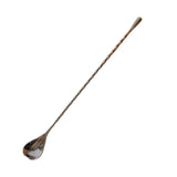 Max Long Handle Spoon Stainless Steel Mixing Ice Milkshake Spoon  black