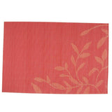 Maxbell 4pcs PVC Rectangle Placemat Heat Insulation Dining Table Pad Coaster Orange - Aladdin Shoppers