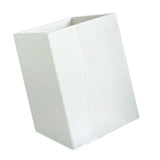 Maxbell Lovely Wooden Tabletop Storage Box Pen Container Brush Pot White Square - Aladdin Shoppers