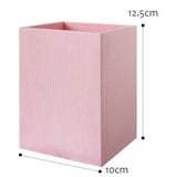 Maxbell Lovely Wooden Tabletop Storage Box Pen Container Brush Pot Pink Square - Aladdin Shoppers