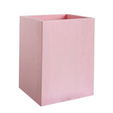 Maxbell Lovely Wooden Tabletop Storage Box Pen Container Brush Pot Pink Square - Aladdin Shoppers