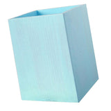 Maxbell Lovely Wooden Tabletop Storage Box Pen Container Brush Pot Blue Square - Aladdin Shoppers