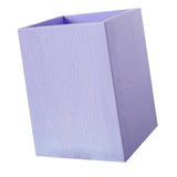 Maxbell Lovely Wooden Tabletop Storage Box Pen Container Brush Pot Purple Square