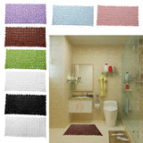 Maxbell Nonslip Bathroom Bath Mat Rectangular Shower Mat Kitchen Hotel Carpet Green - Aladdin Shoppers