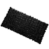 Maxbell Nonslip Bathroom Bath Mat Rectangular Shower Mat Kitchen Hotel Carpet Black - Aladdin Shoppers