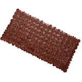 Maxbell Nonslip Bathroom Bath Mat Rectangular Shower Mat Kitchen Hotel Carpet Brown - Aladdin Shoppers