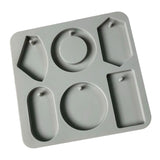 Maxbell  3D Candle Aroma Wax Tablet Silicone Mold E: Polygon