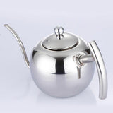 Maxbell Stainless Steel Teapot Coffee Tea Loose Leaf Teapot with Infuser 1100ML - Aladdin Shoppers