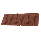 Maxbell 6 Holes Lollipop Chocolate Candy Bath Bombs Mould Silicone Fish