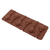 Maxbell 6 Holes Lollipop Chocolate Candy Bath Bombs Mould Silicone Fish