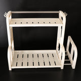 Maxbell Kitchen Utensils Rack Chopping Board Organizer Spice Jar Cruet Holder Beige - Aladdin Shoppers