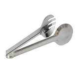 Max Stainless Steel Salad Bread BBQ Buffet Food Tongs Clip Clamp Single Tooth